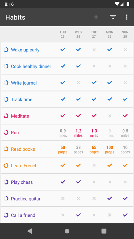 Loop Habit Tracker interface preview