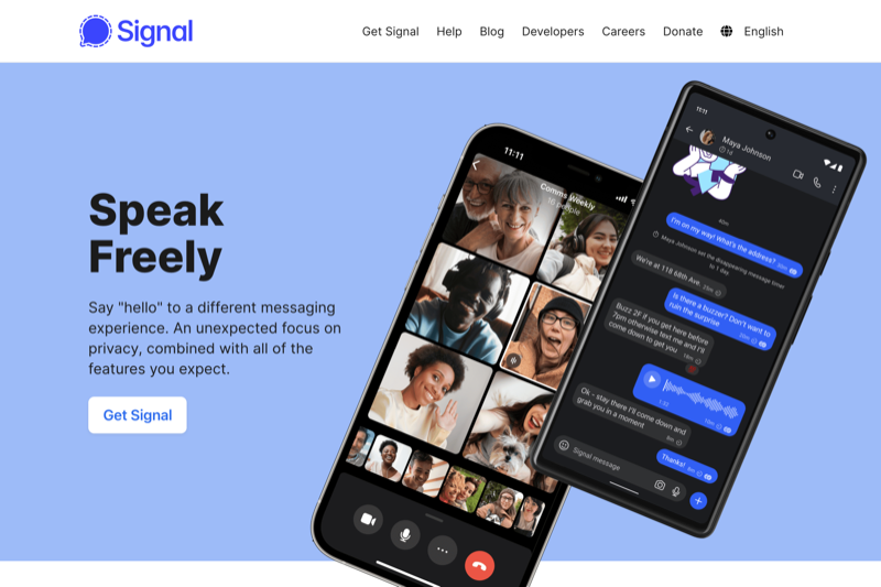 Signal interface preview